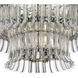 AERIN Rhine LED 34 inch Polished Nickel Three Tier Chandelier Ceiling Light
