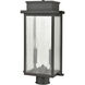 Braddock 2 Light 19 inch Architectural Bronze Outdoor Post Light