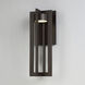 Chamber LED 20.06 inch Bronze Outdoor Wall Light, dweLED