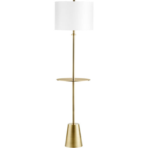 Peplum 64 inch 100.00 watt Brass Table Lamp Portable Light