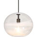 Geno 1 Light Black Pendant Ceiling Light