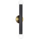 Calla 5.13 inch Brushed Gold Bath Vanity Light Wall Light in Matte Opal Glass