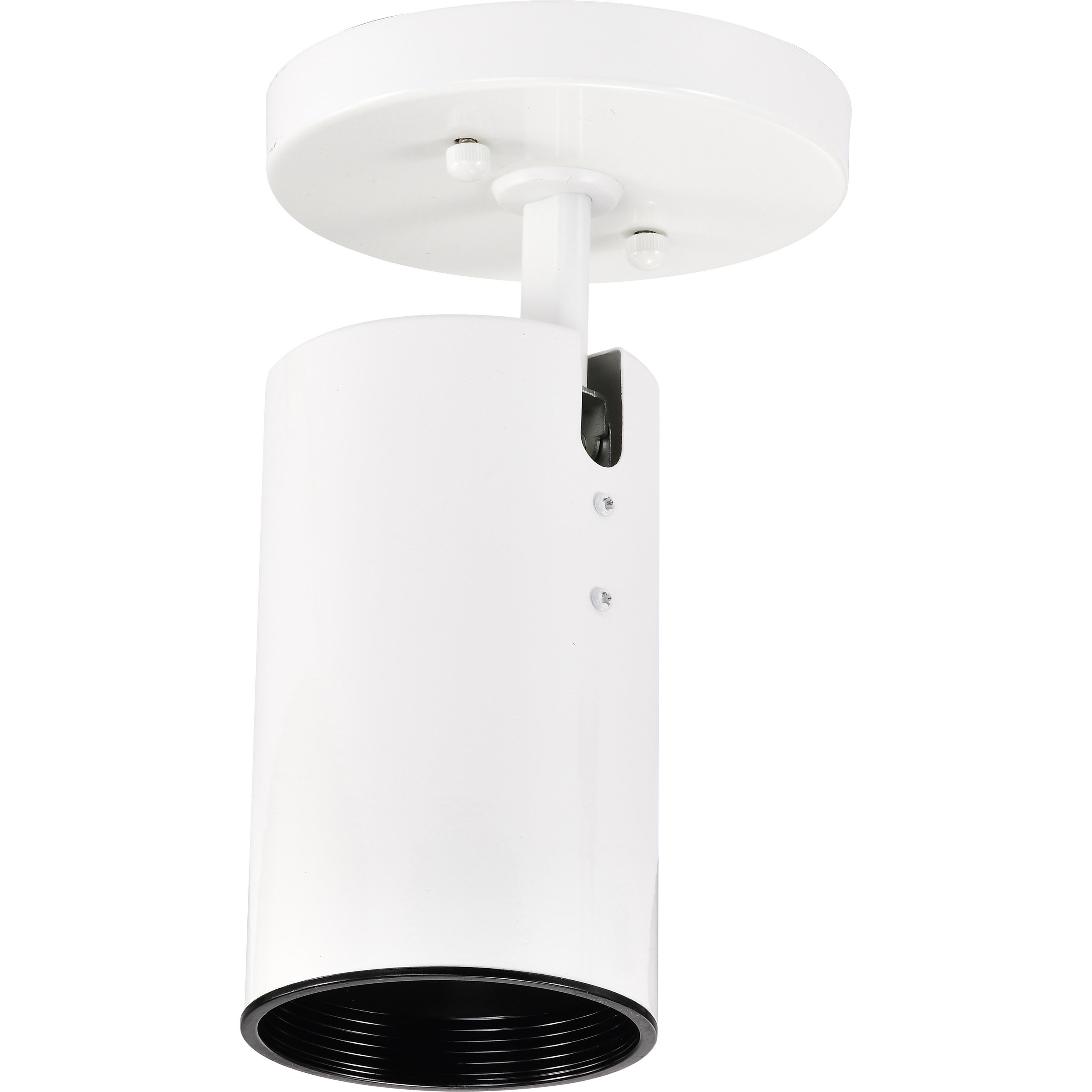 Brentwood 1 Light White Semi Flush Mount Ceiling Light