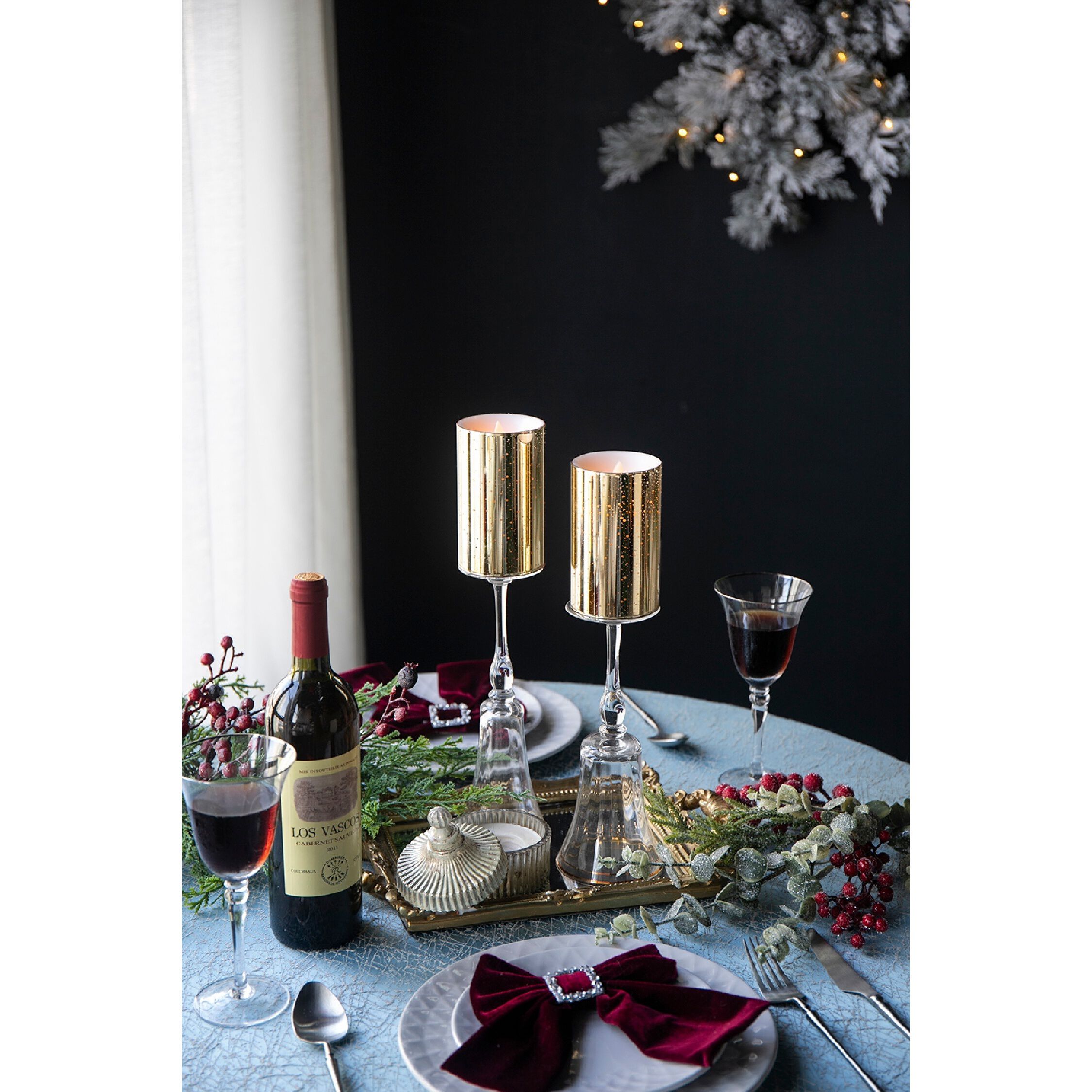 Speckled 5 X 3 inch LED Candle