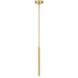 Manhattan LED 1.25 inch Brushed Gold Pendant Ceiling Light