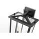 Berks 3 Light 16 inch Black Outdoor Wall Sconce