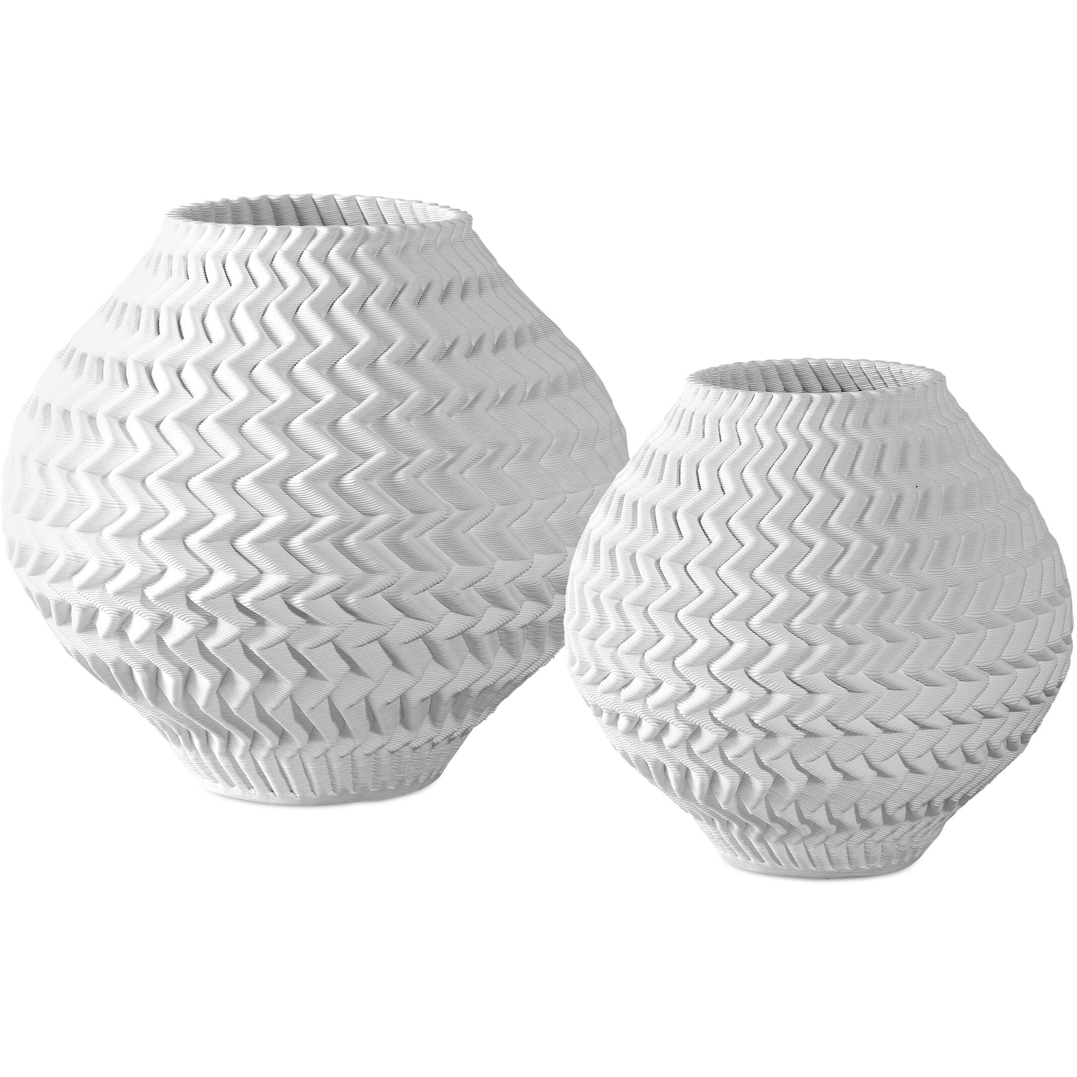 Plisse 12 X 11 inch Vase, Medium