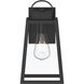 Hedry 1 Light 13 inch Matte Black Outdoor Wall Lantern