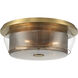 Kiruna 4 Light 17 inch Legacy Brass Flush Mount Ceiling Light