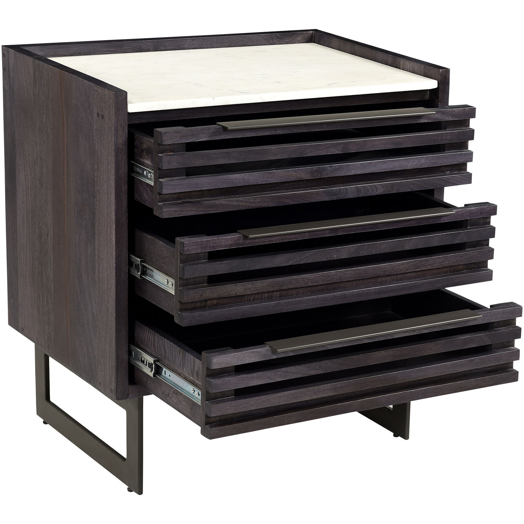 Paloma Grey Dresser, 3 Drawer Chest