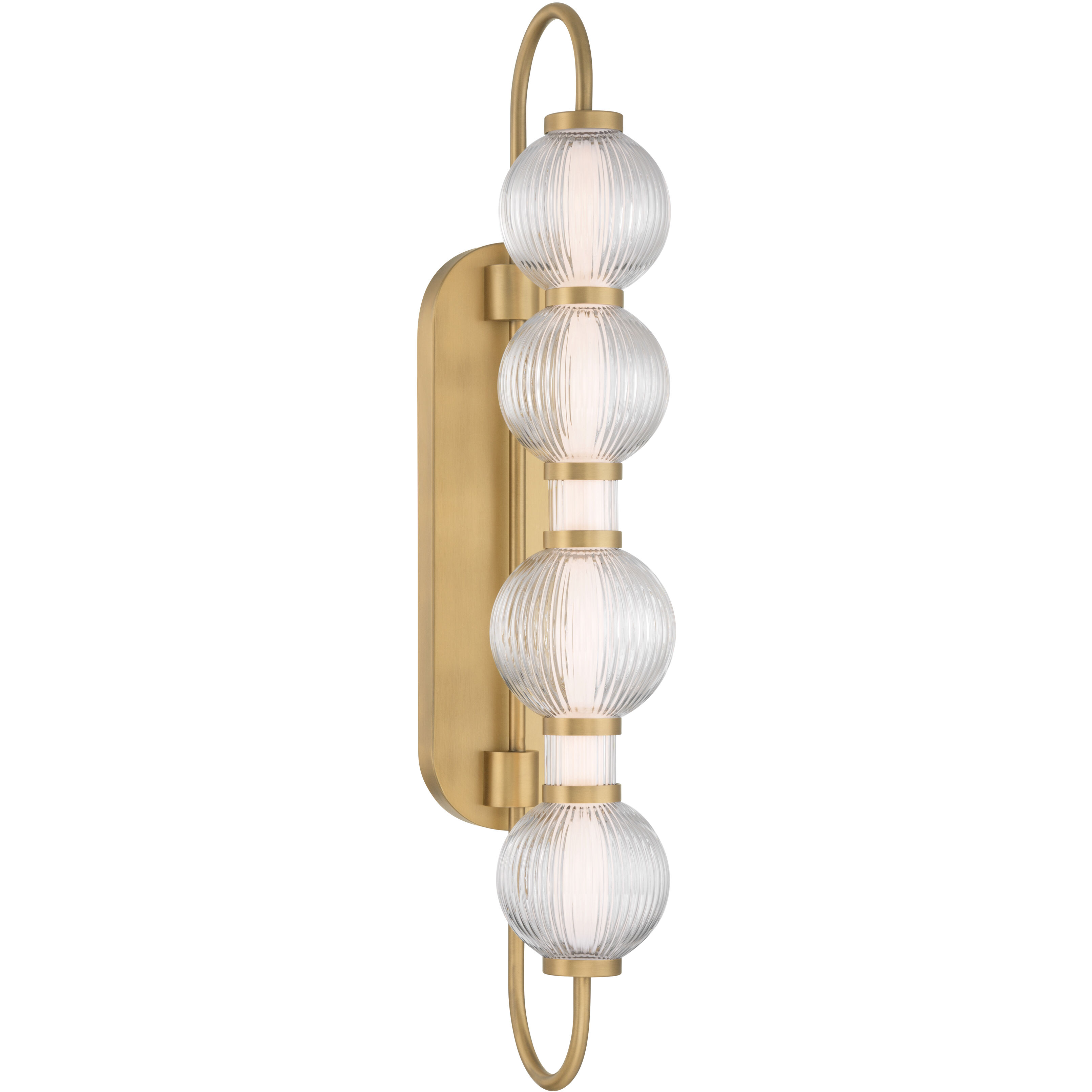 Cordel LED 5.25 inch Legacy Brass Wall Sconce Wall Light