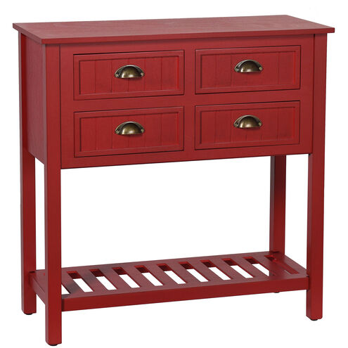 Tipton 32 X 14 inch Antique Red Console Table