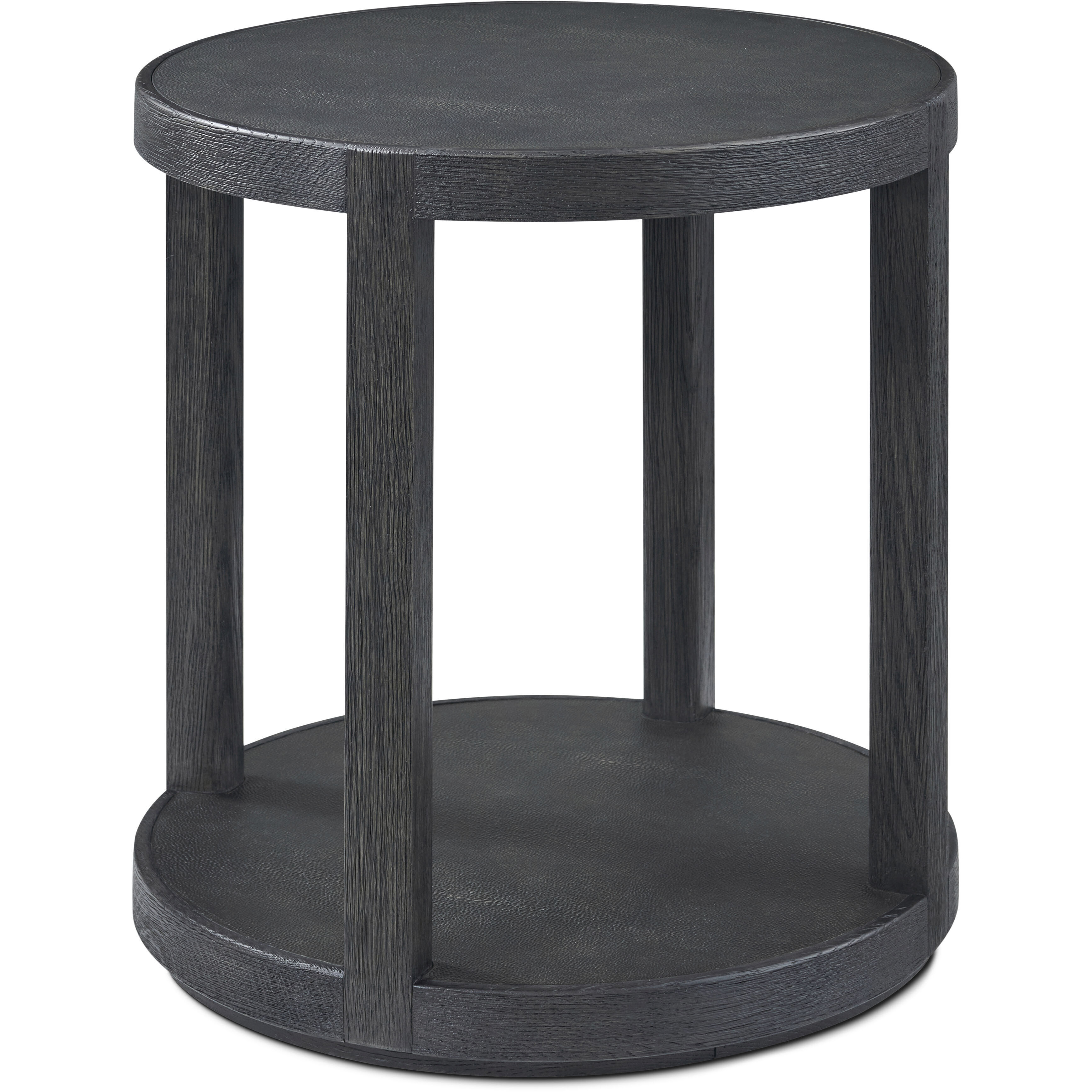 Maxwell 24 X 22 inch Obsidian Side Table, Wooden