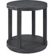 Maxwell 24 X 22 inch Obsidian Side Table, Wooden
