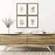 Gates / Light Posts Neutral and Beige and Yellow and Gray Framed Art, The Studio