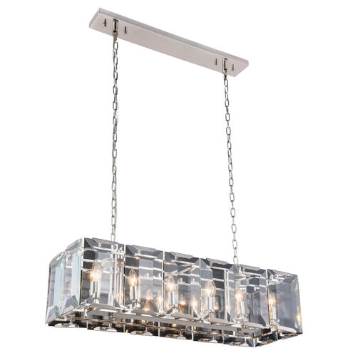 Monaco 12 Light 40 inch Polished Nickel Chandelier Ceiling Light, Urban Classic