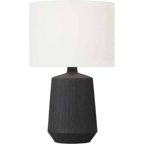 Hable Panola 27.5 inch 9.00 watt Rough Black Ceramic Table Lamp Portable Light