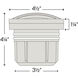 Hardy Island Grill Top 12v 12.00 watt Matte Bronze Landscape Well Light, Variable Output
