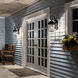 Courtyard 1 Light 18 inch Rubbed Bronze Outdoor Wall in A19, Medium