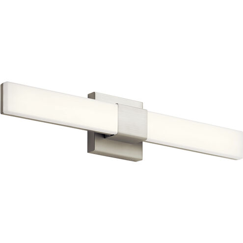 Neltev LED 24 inch Satin Nickel Bathroom Vanity Light Wall Light, Medium