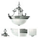 Richland 3 Light 16.5 inch Satin Nickel Pendant Ceiling Light