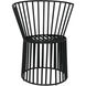 Ellsworths Matte Black Occasional Chair