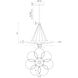 Maestro LED 25.75 inch Black Chandelier Ceiling Light