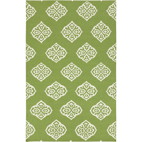 Frontier 66 X 42 inch Grass Green, Cream Rug