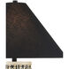 Nebulon 31 inch 100 watt Natural and Black Table Lamp Portable Light