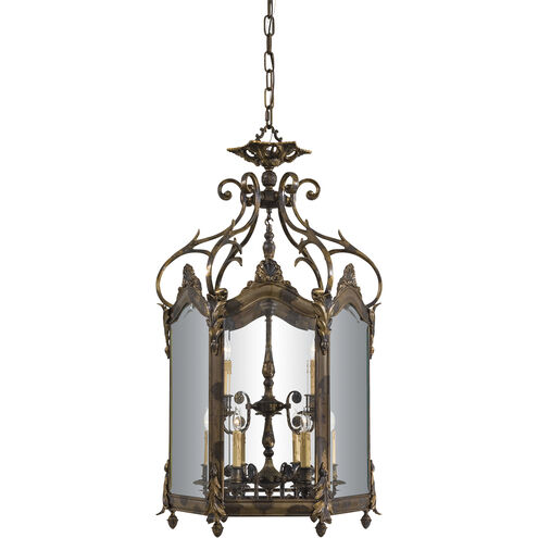 Jonathan 9 Light 25 inch Oxide Brass Foyer Pendant Ceiling Light