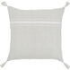 Tamar 22 inch Natural and Cream Pillow