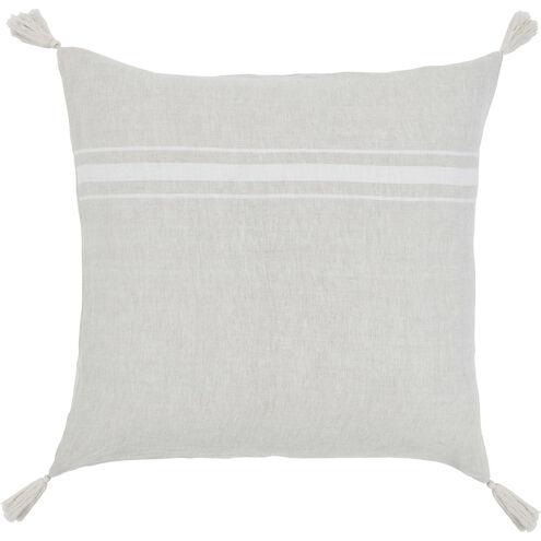 Tamar 22 inch Natural and Cream Pillow