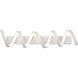 Marques LED 30 inch Titanium Bath Vanity & Wall Light, dweLED