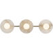 Dahlia LED 6 inch Vintage Brass Bath Vanity Light Wall Light in Vintage Brass and Alabaster