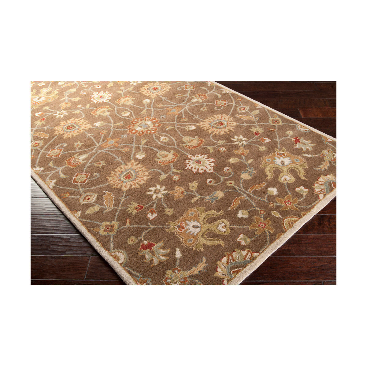 Caesar 180 X 144 inch Dark Brown/Tan/Rust/Black/Khaki/Camel/Olive/Wood Rugs, Wool