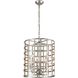 Panjandrum 4 Light 18 inch Silver Leaf Chandelier Ceiling Light