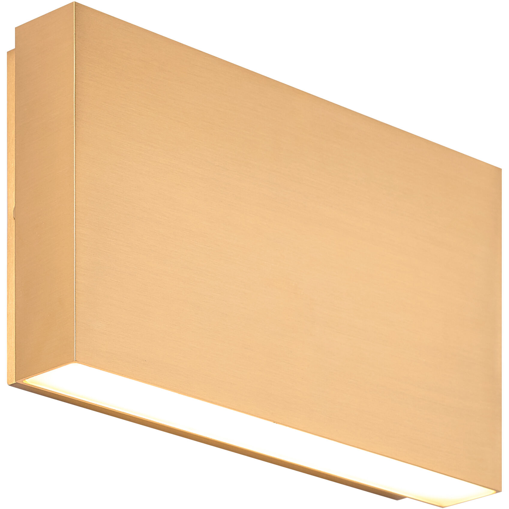 Weston LED 5.13 inch Aged Gold Brass Outdoor Wall Light