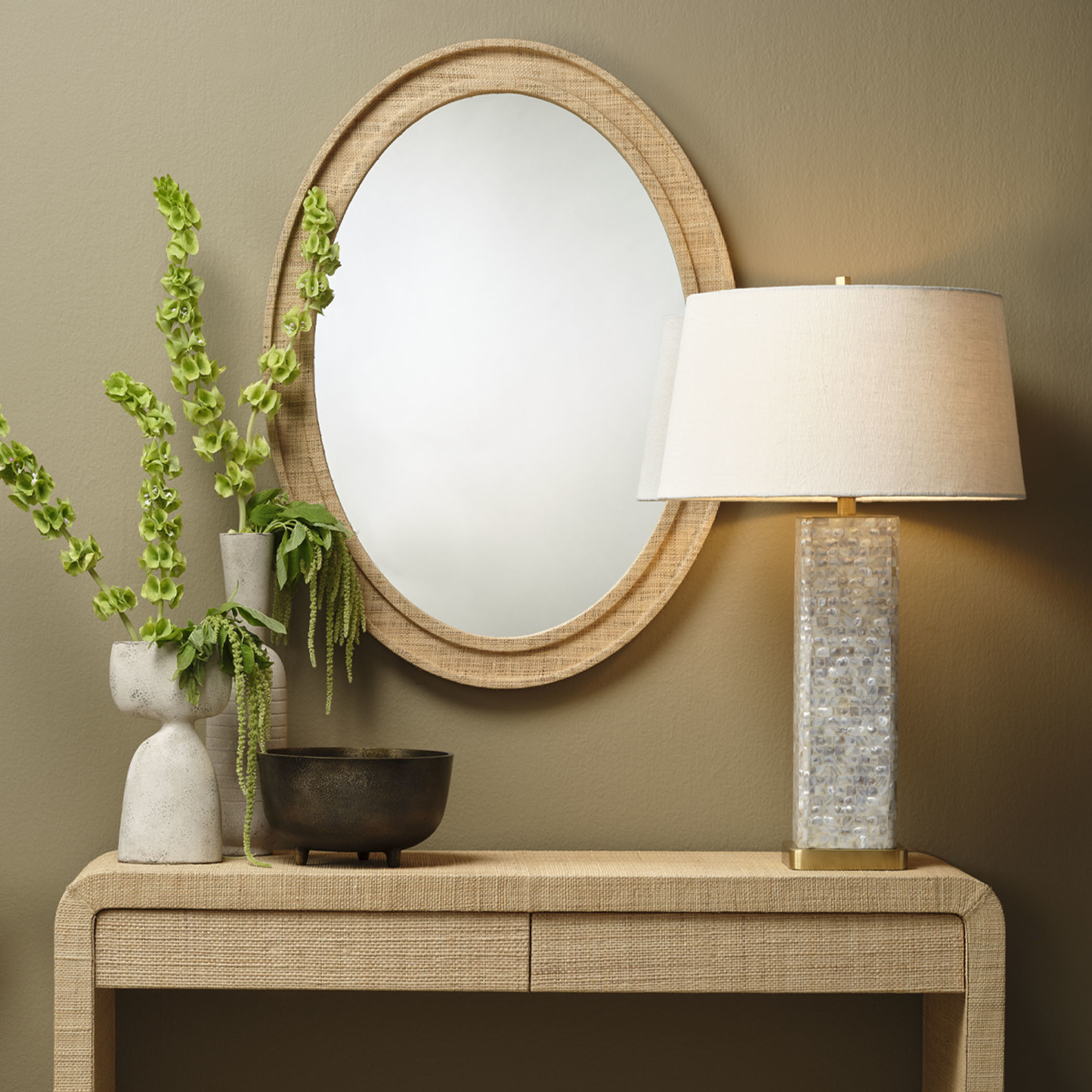 Valley 35 X 26 inch Natural Wall Mirror