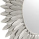 Broche 24 X 24 inch Antique Silver Wall Mirror