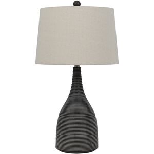 Kaneohe 29 inch 150.00 watt Charcoal Table Lamp Portable Light