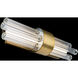 Luzerne LED 18 inch Aged Brass Bath Vanity & Wall Light in 18in.