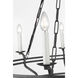 C&M by Chapman & Myers Brighton 9 Light 42 inch Italian Rust Chandelier Ceiling Light in Standard