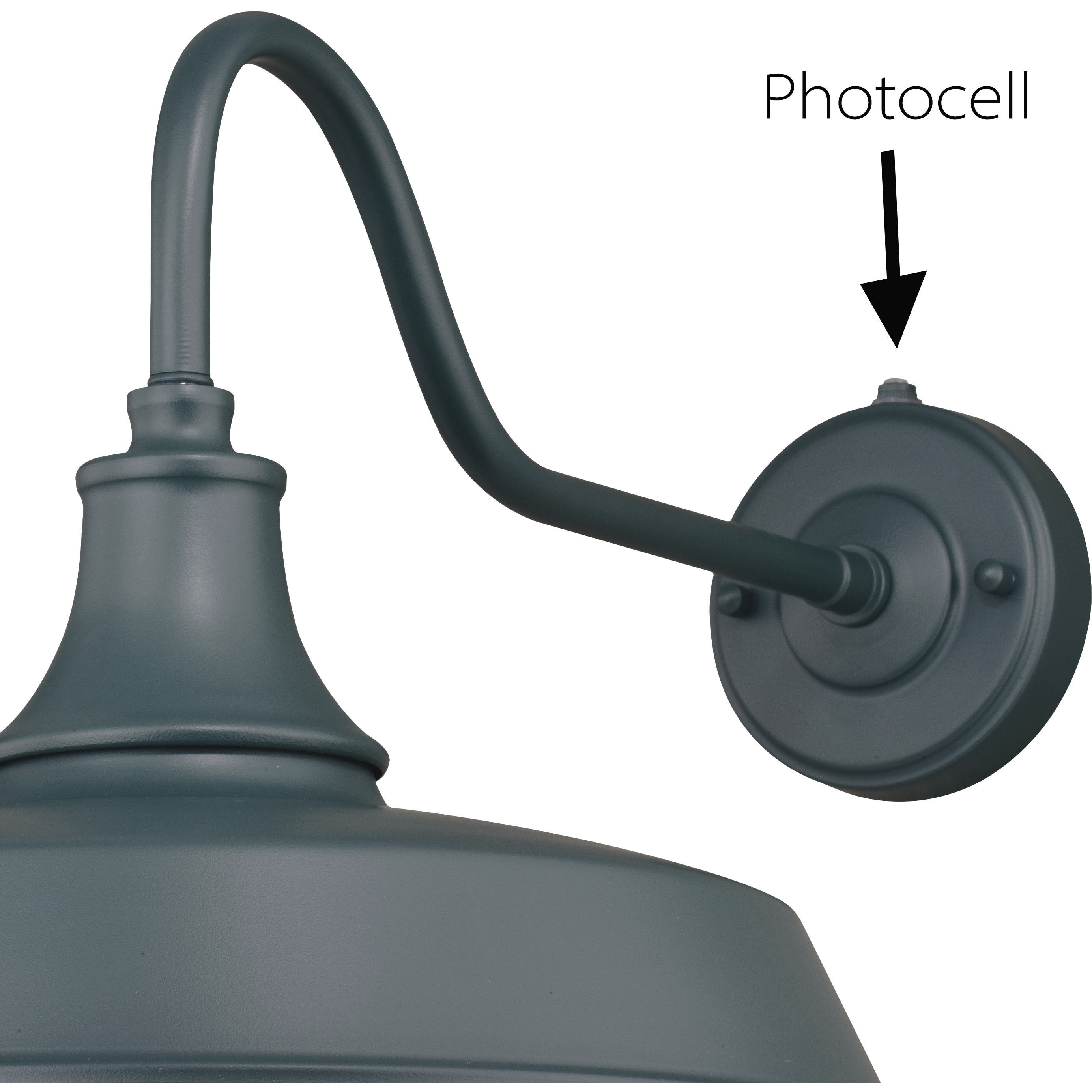 Dorado LED 12.25 inch Hunter Green and White Outdoor Wall