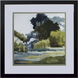 Bean Fields Tall Trees Reflections Green and Blue and Turquoise Framed Art, Propac