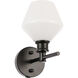 Rochester 1 Light 6 inch Black Wall sconce Wall Light