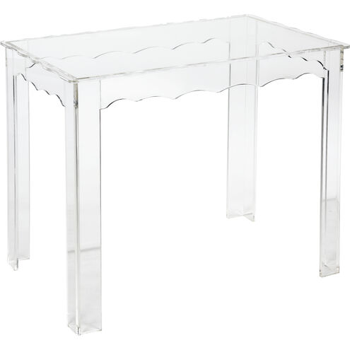 Jacobs 22 X 18 inch Clear Nesting Table, Square