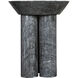 Nox 22 X 18 inch Black Marble Side Table