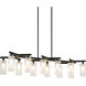Kristof LED 15.75 inch Black Chandelier Ceiling Light