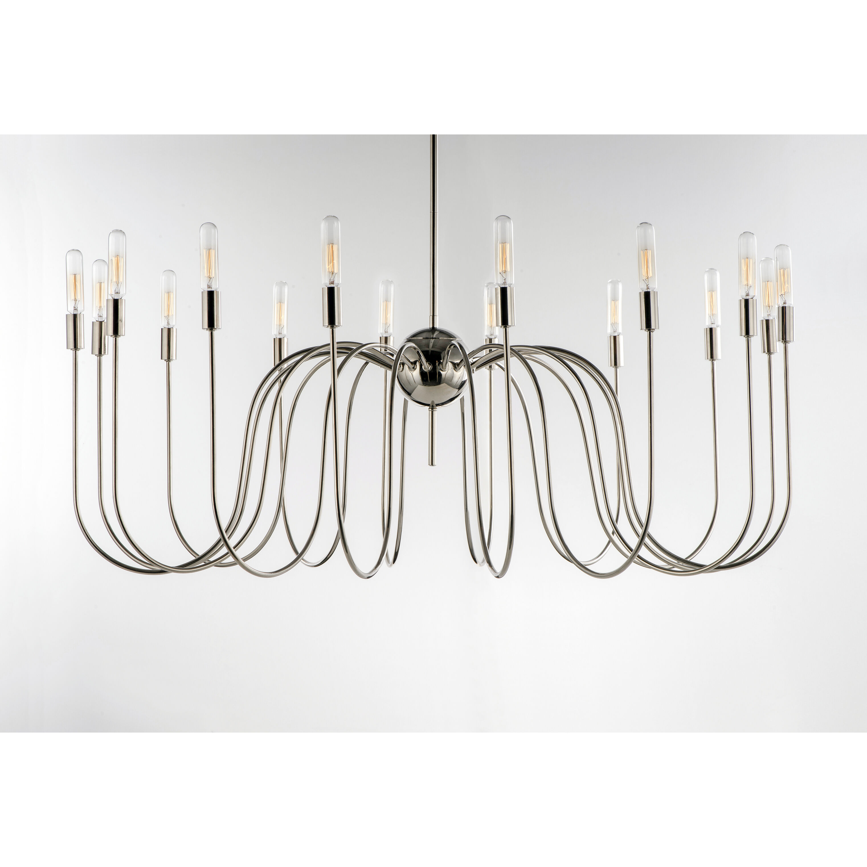 Willsburg 16 Light 44.25 inch Polished Nickel Entry Foyer Pendant Ceiling Light