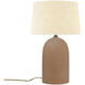 Luminance Collection - Kava 22 inch 100.00 watt Adobe Table Lamp Portable Light in Cream, Form+Finish+Function